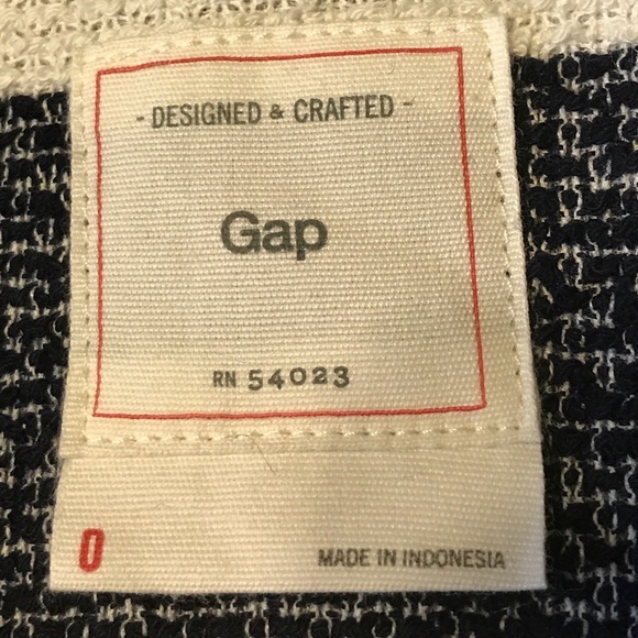 Gap collarless cotton jacket - Picture 7 of 8